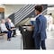 Adiroffice Wood Floor Stand-Up Podium Lectern with Storage Drawer in Black ADI661-012-BLK-MK - alternate 5